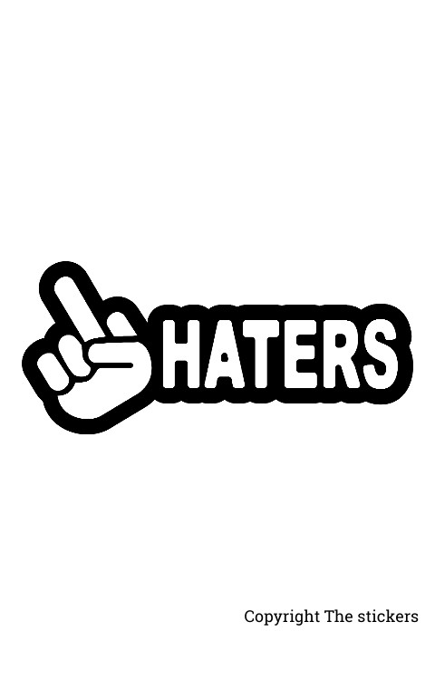 Haters stickers,stickers,the stickers,tattoo ,mahakal stickers,bike stickers,mahakal bike stickers,mobile stickers